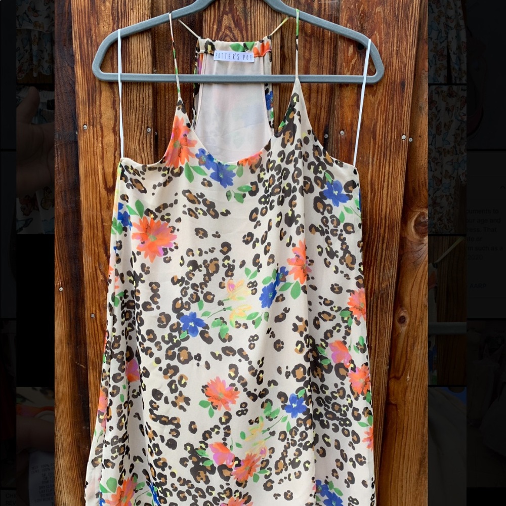 Potters Pot Spaghetti Strap Tank summer Dress